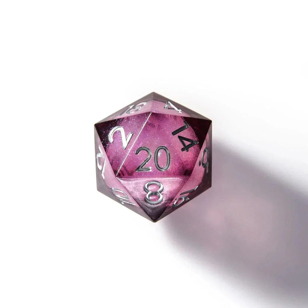 Tabletop Dominion DICE Moonbeam | 33mm D20 | Oversized Liquid Core