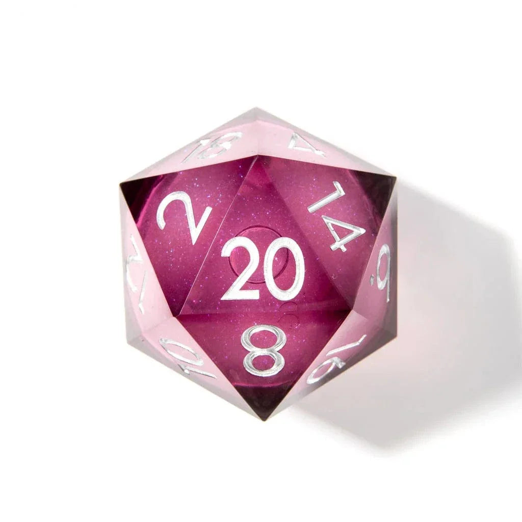 Tabletop Dominion DICE Moonbeam | 50mm D20 | Oversized Liquid Core