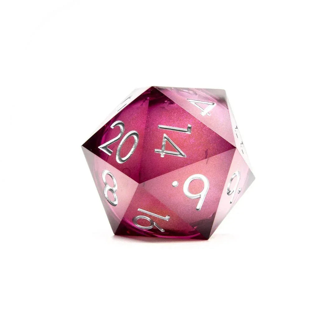 Tabletop Dominion DICE Moonbeam | 50mm D20 | Oversized Liquid Core