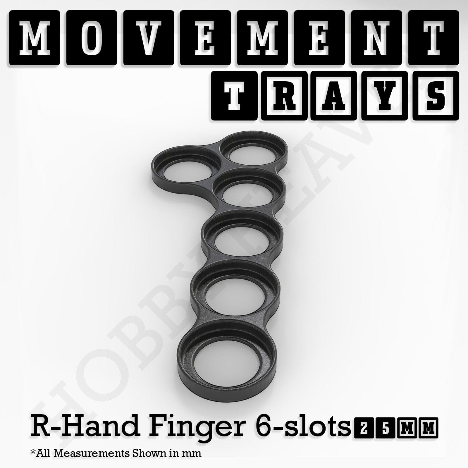 Movement Tray 25mm Movement Trays for Tabletop Games | Waargaming | Full Range
