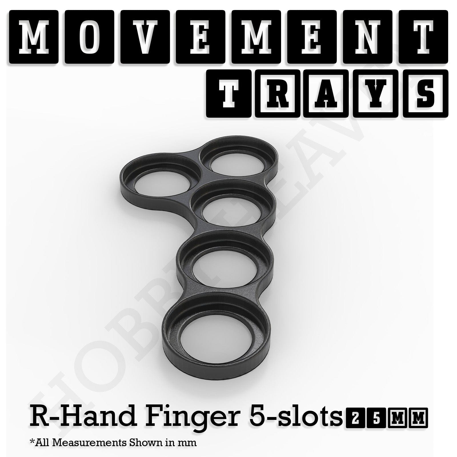 Movement Tray 25mm Movement Trays for Tabletop Games | Waargaming | Full Range