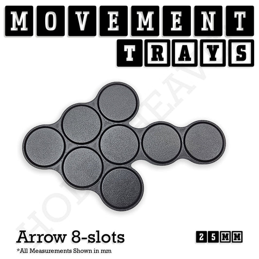 Movement Tray 25mm Movement Trays for Tabletop Games | Waargaming | Full Range