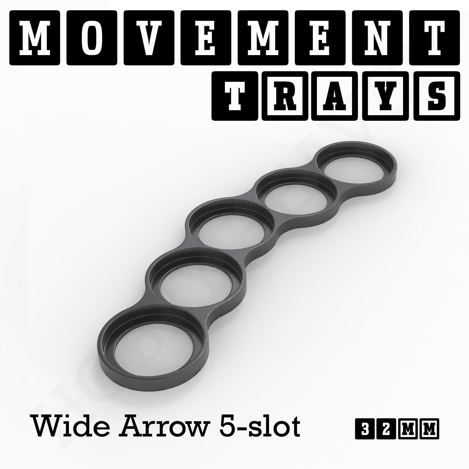 Movement Tray 32mm Movement Trays for Tabletop Games | Compatible with Popular Miniatures | Full Range
