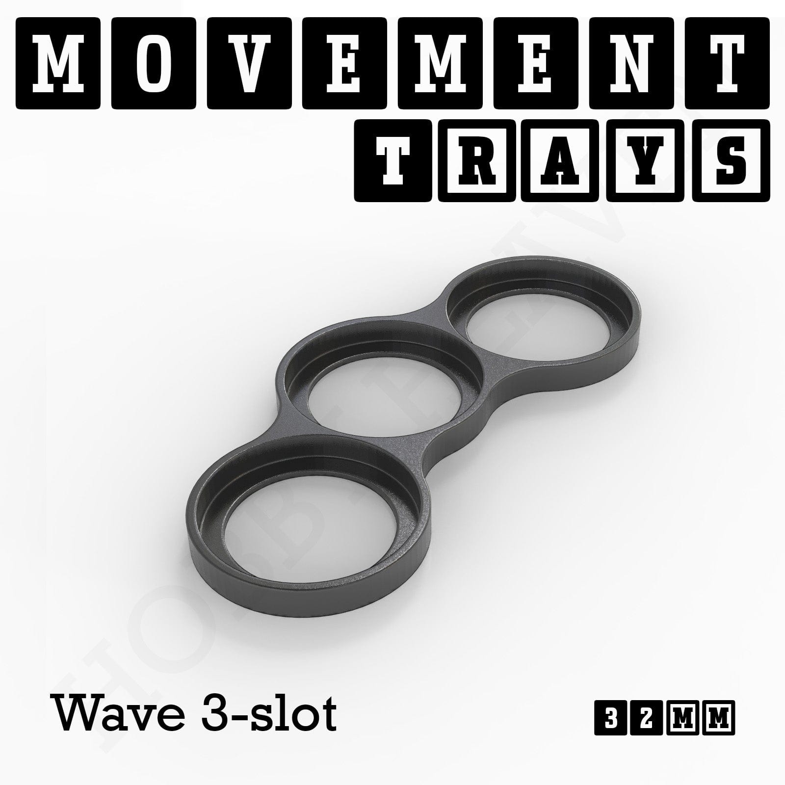 Movement Tray 32mm Movement Trays for Tabletop Games | Compatible with Popular Miniatures | Full Range