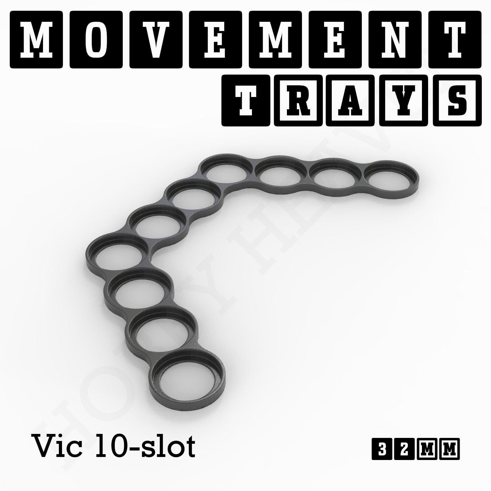 Movement Tray 32mm Movement Trays for Tabletop Games | Compatible with Popular Miniatures | Full Range
