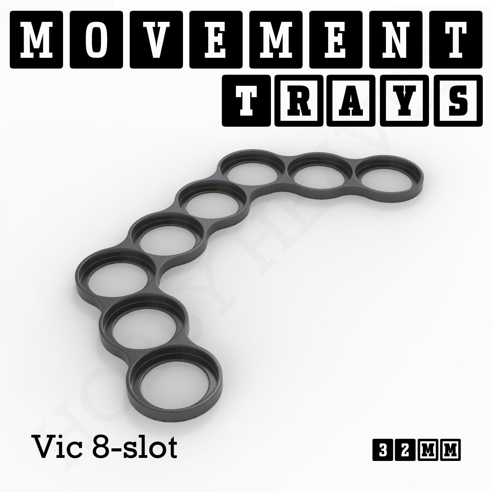 Movement Tray 32mm Movement Trays for Tabletop Games | Compatible with Popular Miniatures | Full Range