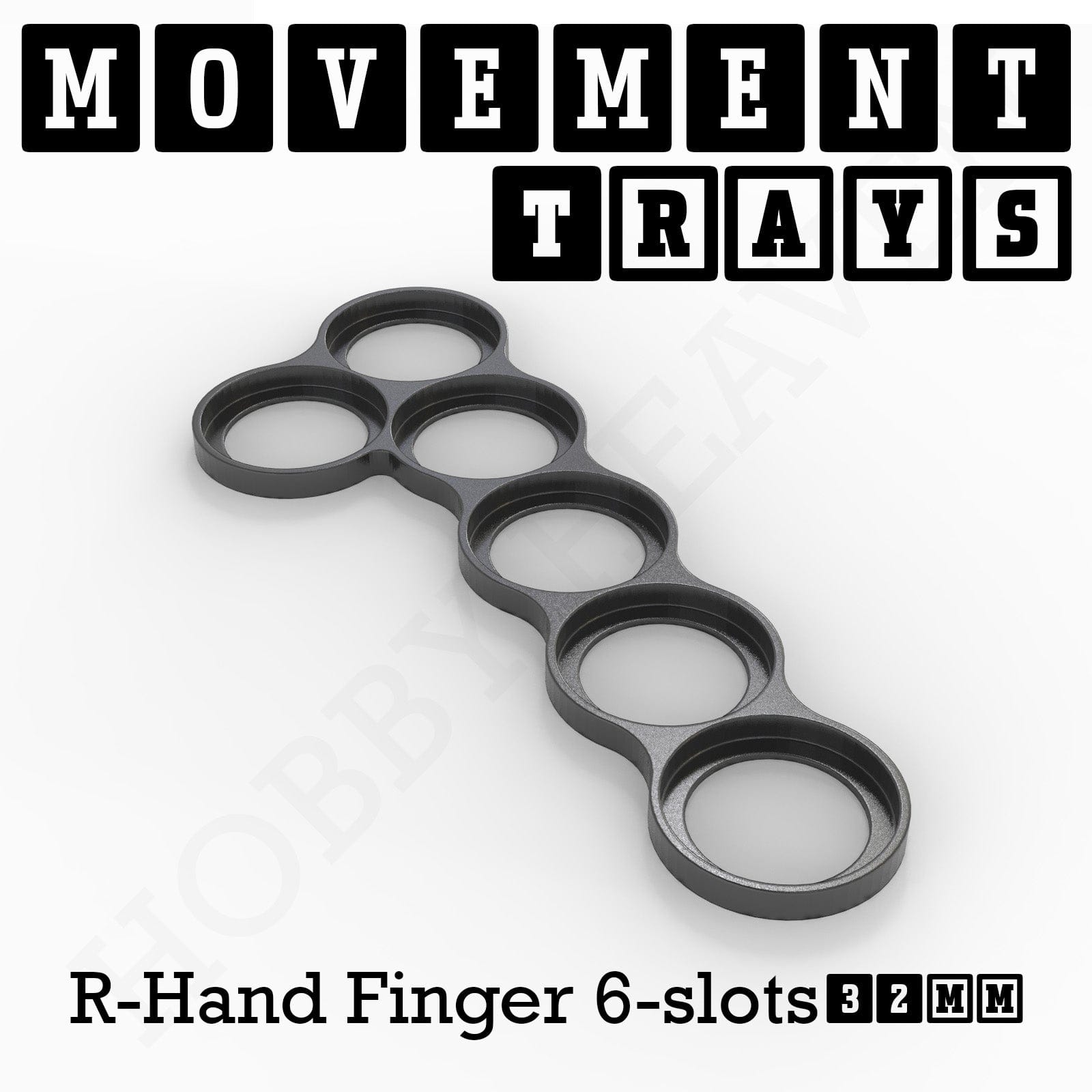 Movement Tray 32mm Movement Trays for Tabletop Games | Compatible with Popular Miniatures | Full Range