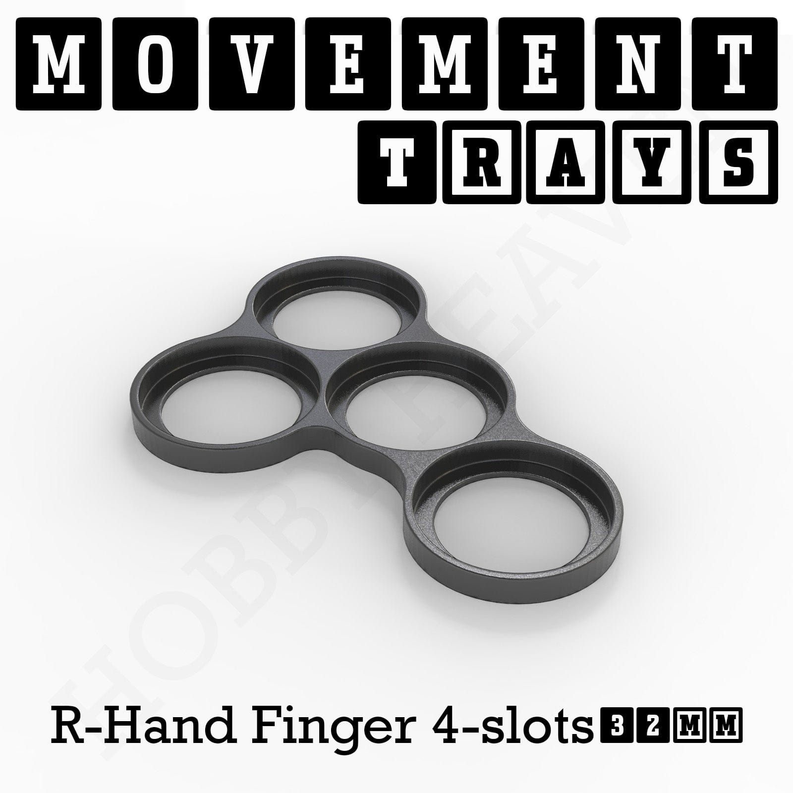 Movement Tray 32mm Movement Trays for Tabletop Games | Compatible with Popular Miniatures | Full Range