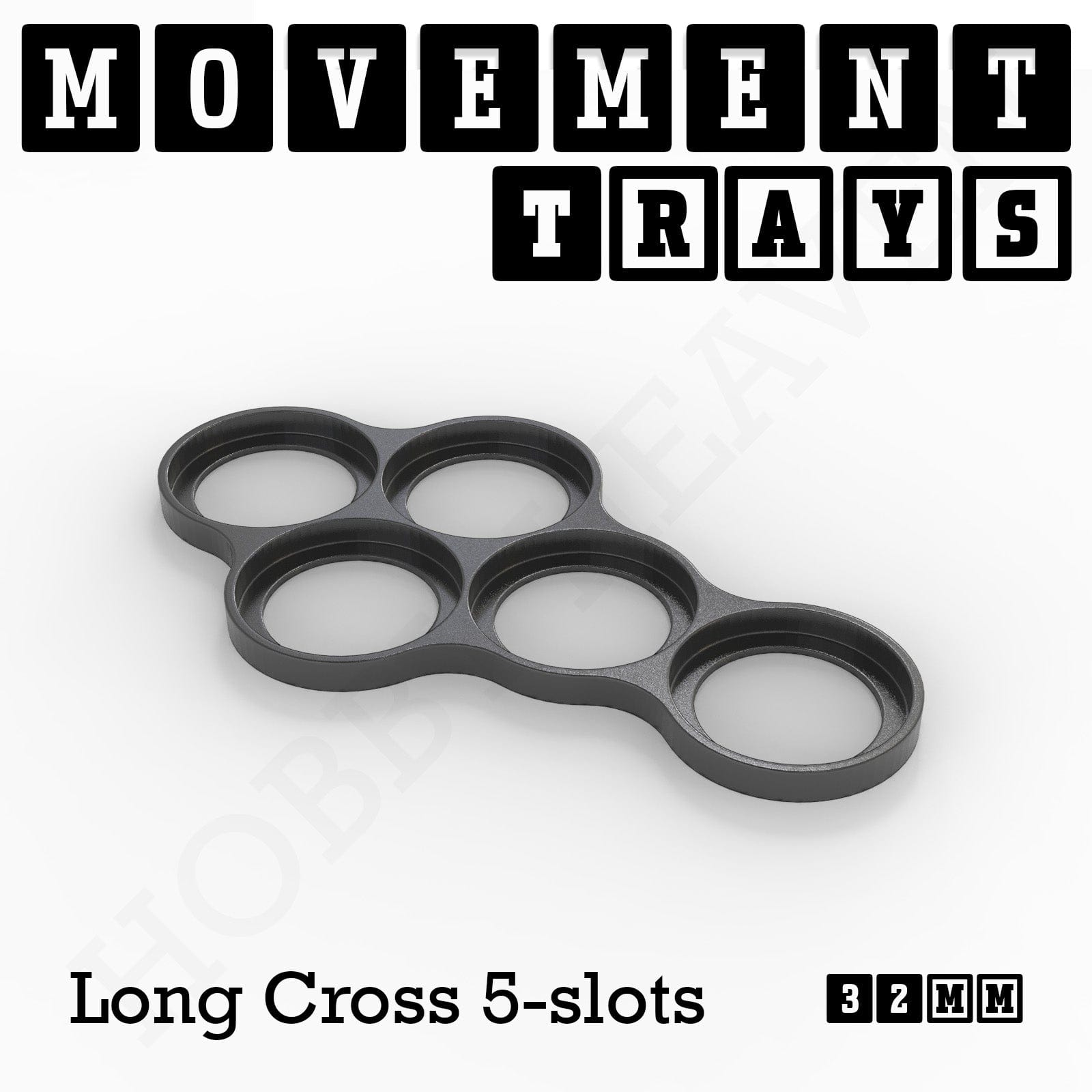 Movement Tray 32mm Movement Trays for Tabletop Games | Compatible with Popular Miniatures | Full Range