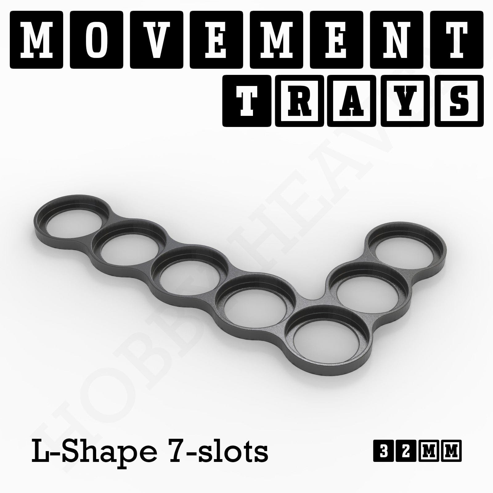 Movement Tray 32mm Movement Trays for Tabletop Games | Compatible with Popular Miniatures | Full Range