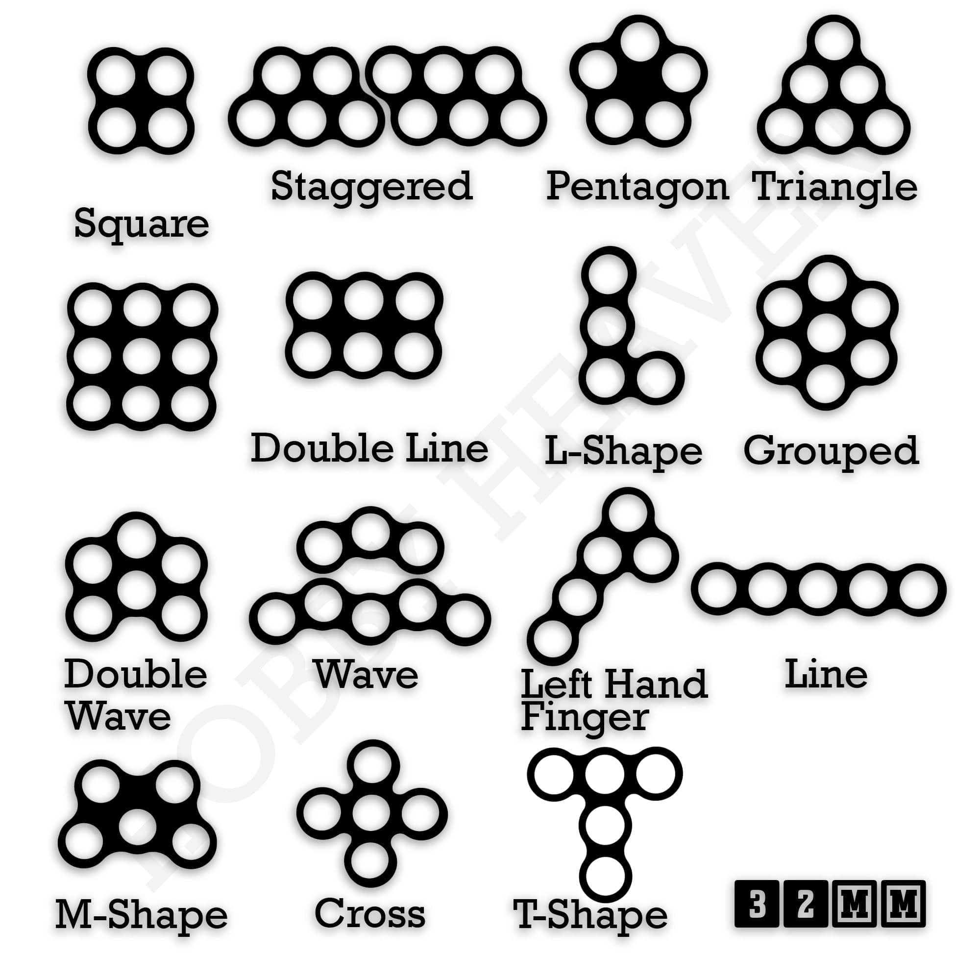 Movement Tray 32mm Movement Trays for Tabletop Games | Compatible with Popular Miniatures | Full Range