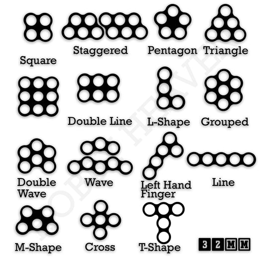Movement Tray 32mm Movement Trays for Tabletop Games | Compatible with Popular Miniatures | Full Range