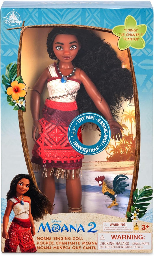 Netmarket Disney Store Official, Moana 2 Singing Doll, New but damaged box