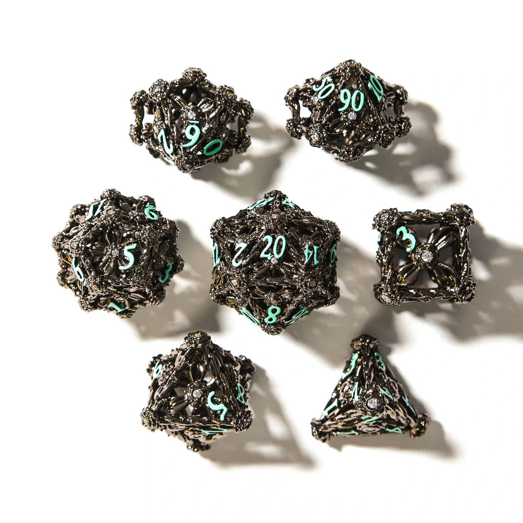 Nightbloom | Hollow Metal | 7 Piece Set - DICE