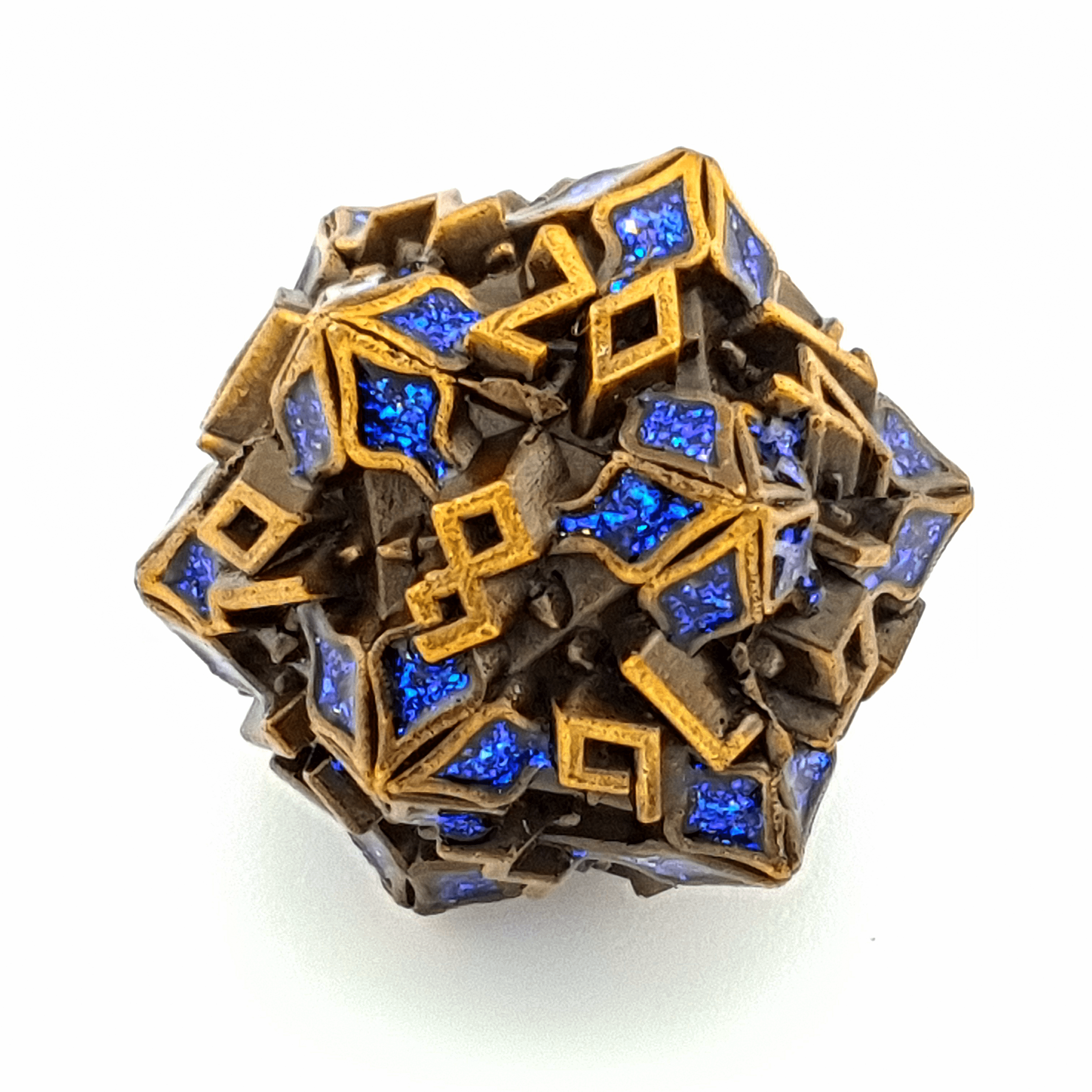 Tabletop Dominion DICE Noble Verdance | Solid Metal Dice | 7 Piece Set