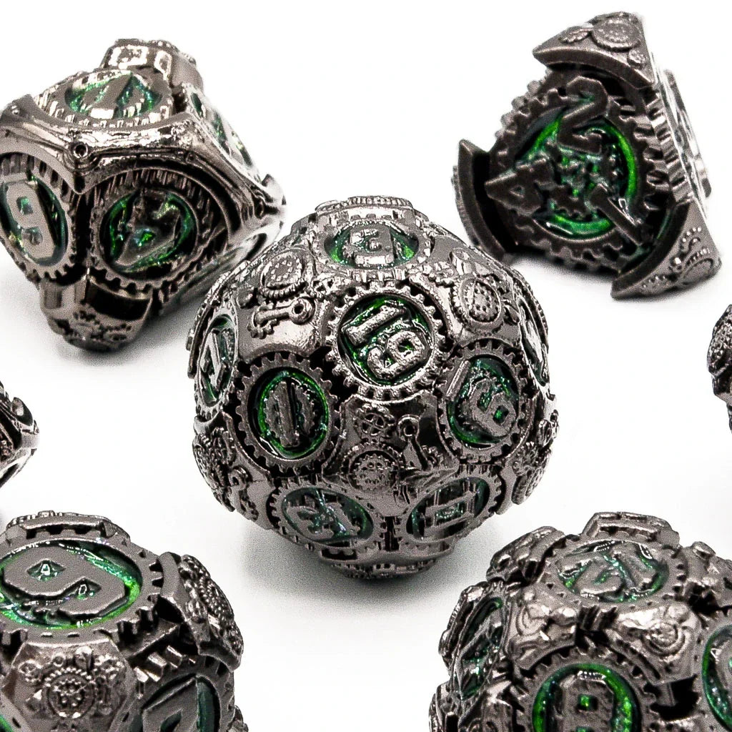 Nocturnal Contraptions | Solid Metal | 7 Piece Set - DICE
