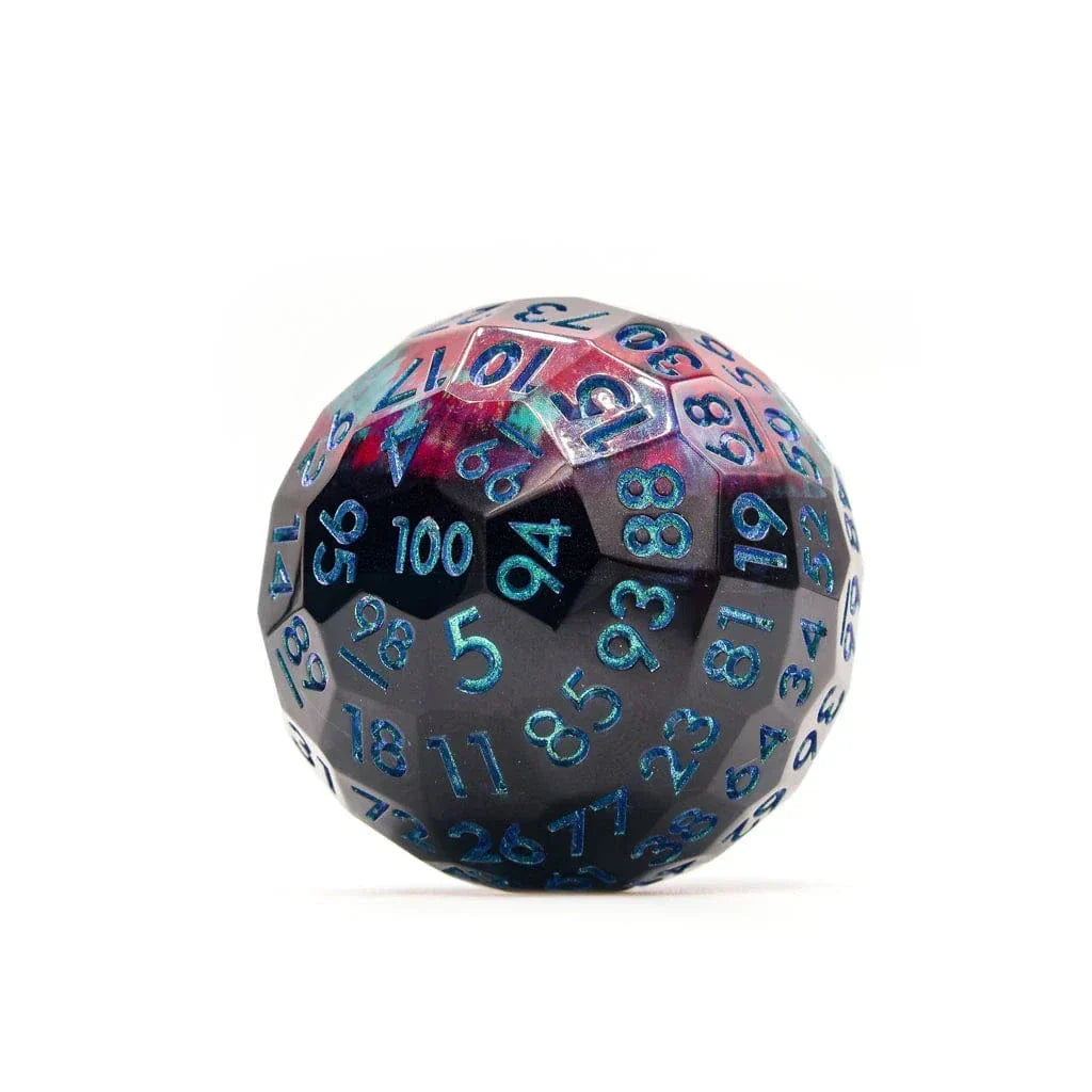 Tabletop Dominion DICE Orb of Eternity | 50mm D100 | Liquid Core Moving Eye