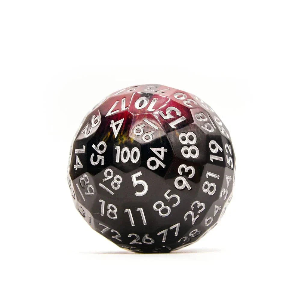 Tabletop Dominion DICE Orb of Sight | 50mm D100 | Liquid Core Moving Eye