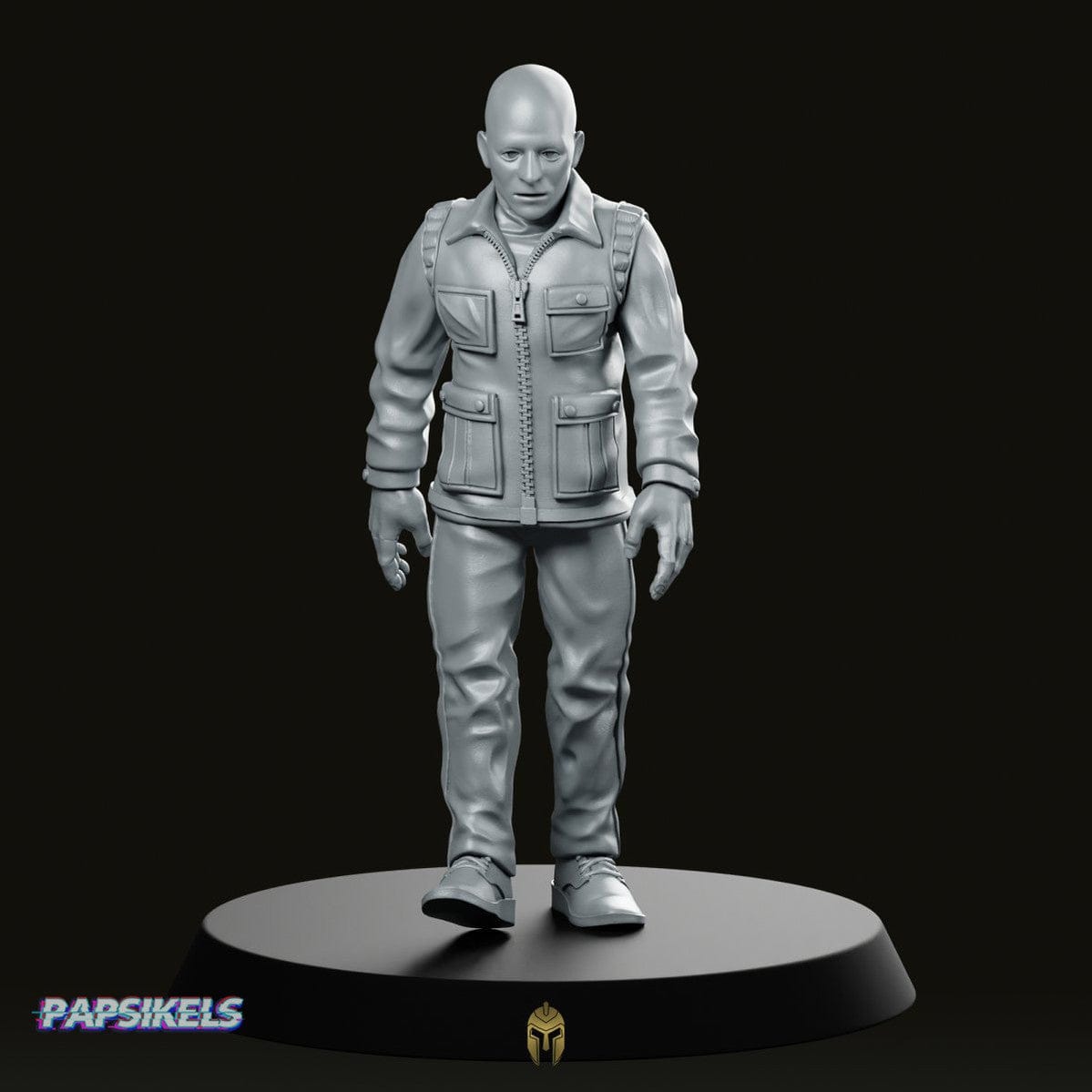 We Print Miniatures Science Fiction Papz Industries Working Bro A Miniature