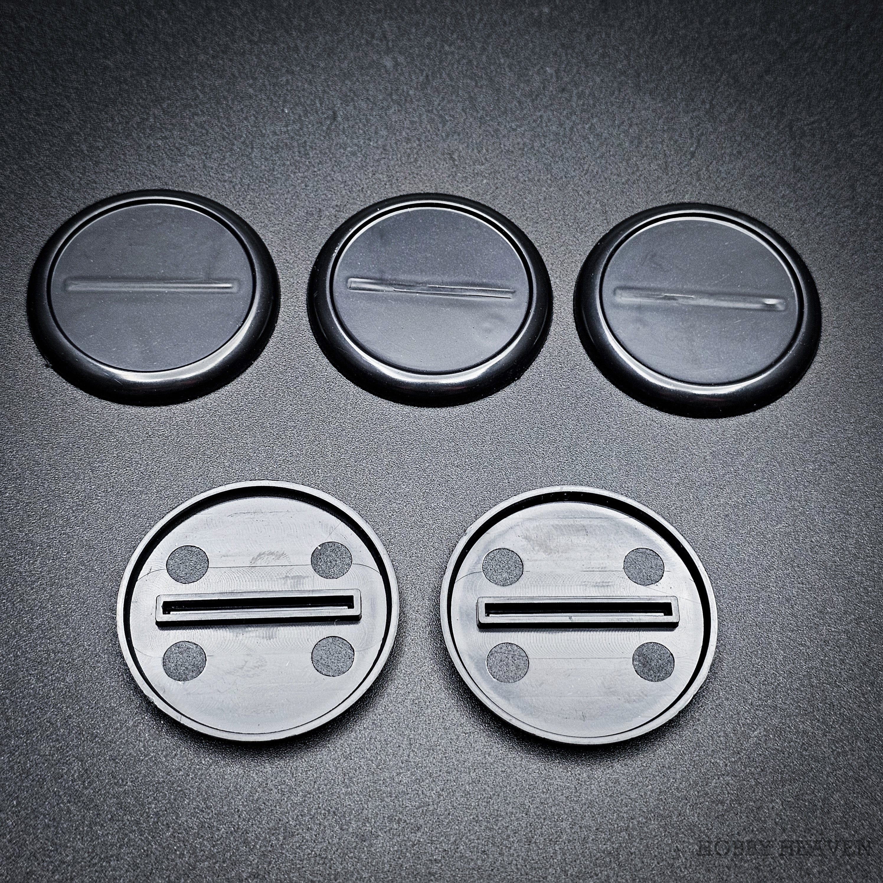 Base 40mm Wide Lip Round Plastic Bases