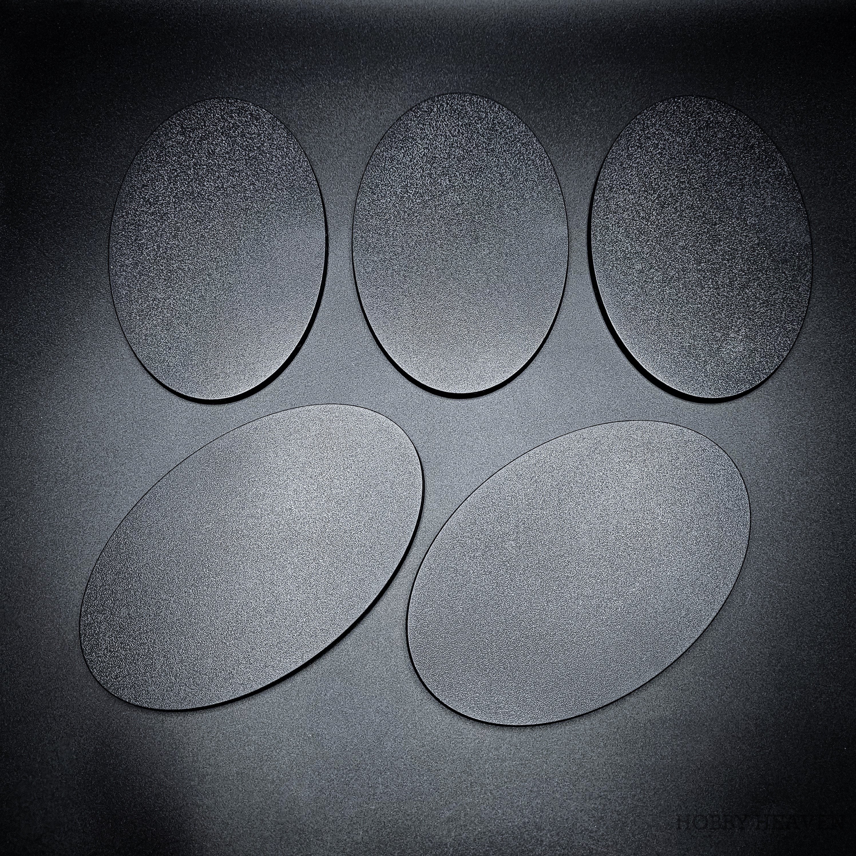 Base 170x105mm Oval Plain Plastic Bases