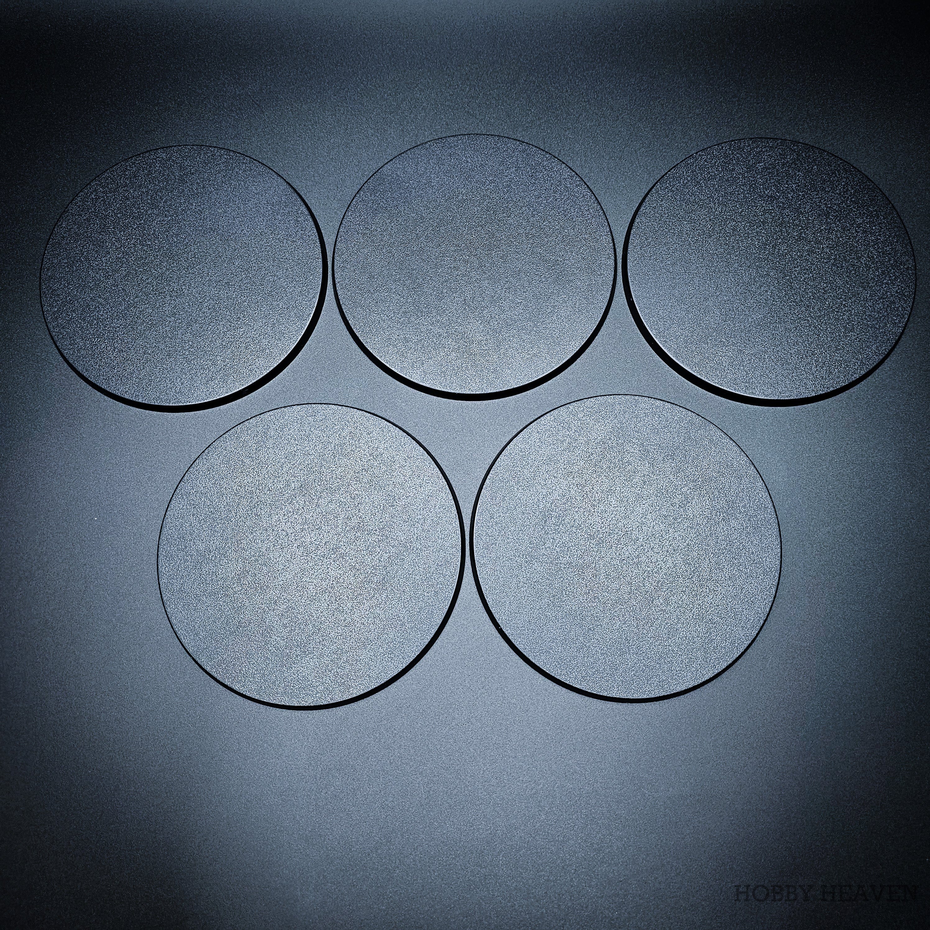 Base 130mm Round Plain Plastic Bases
