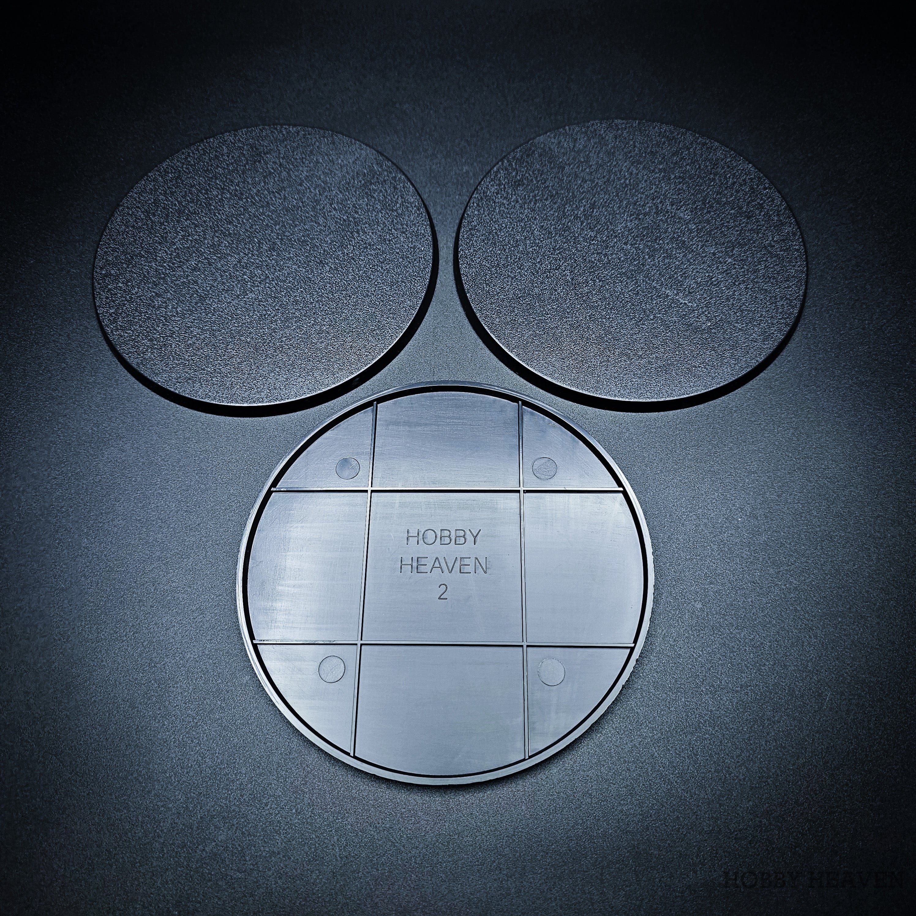 Base 130mm Round Plain Plastic Bases