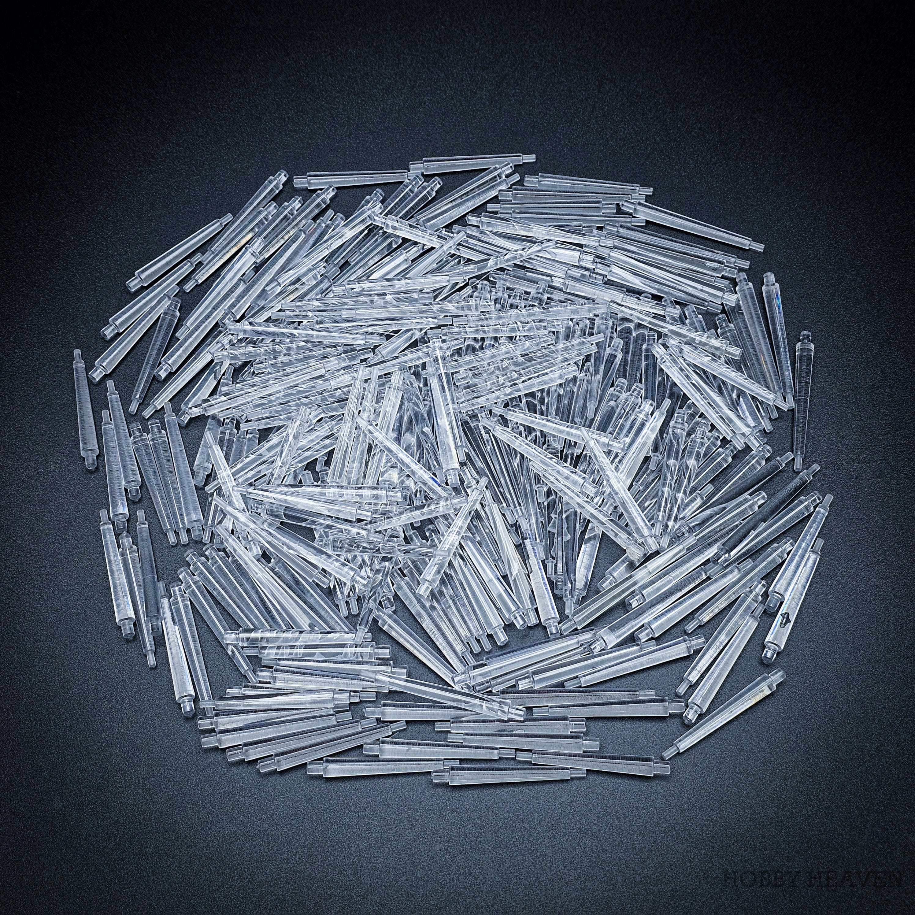 Base 60mm Round Flying Bases – Clear Plastic Stands for Sci-Fi & Fantasy Wargaming Miniatures