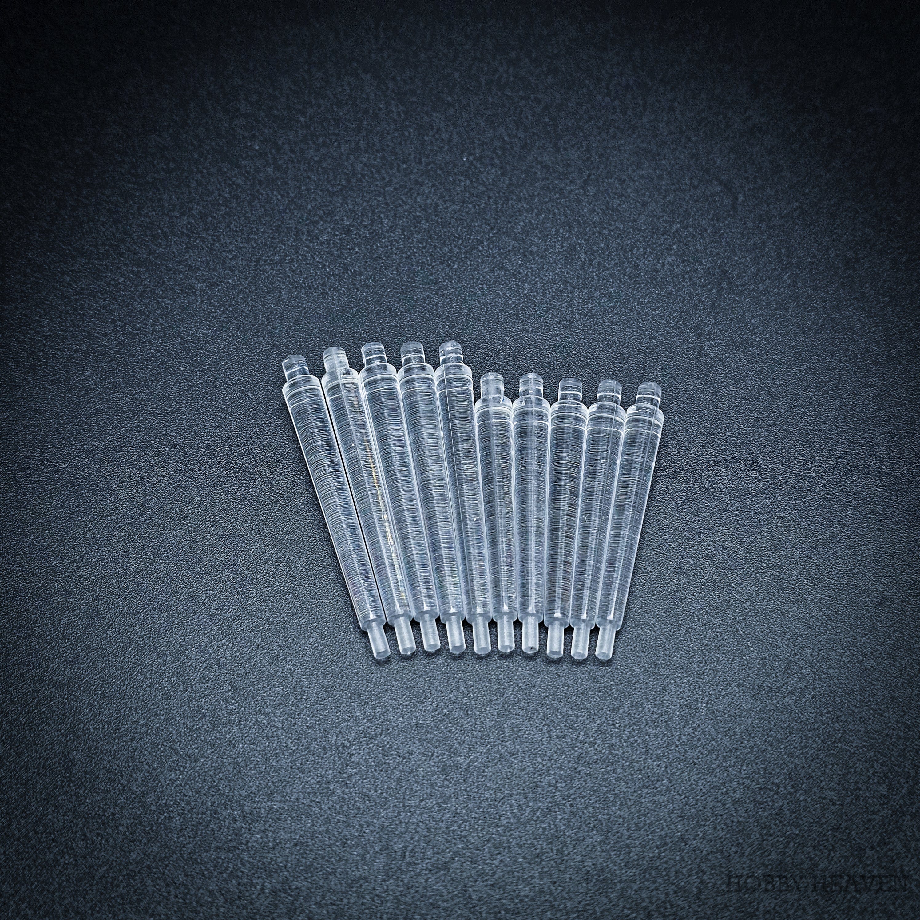 Base 60mm Round Flying Bases – Clear Plastic Stands for Sci-Fi & Fantasy Wargaming Miniatures