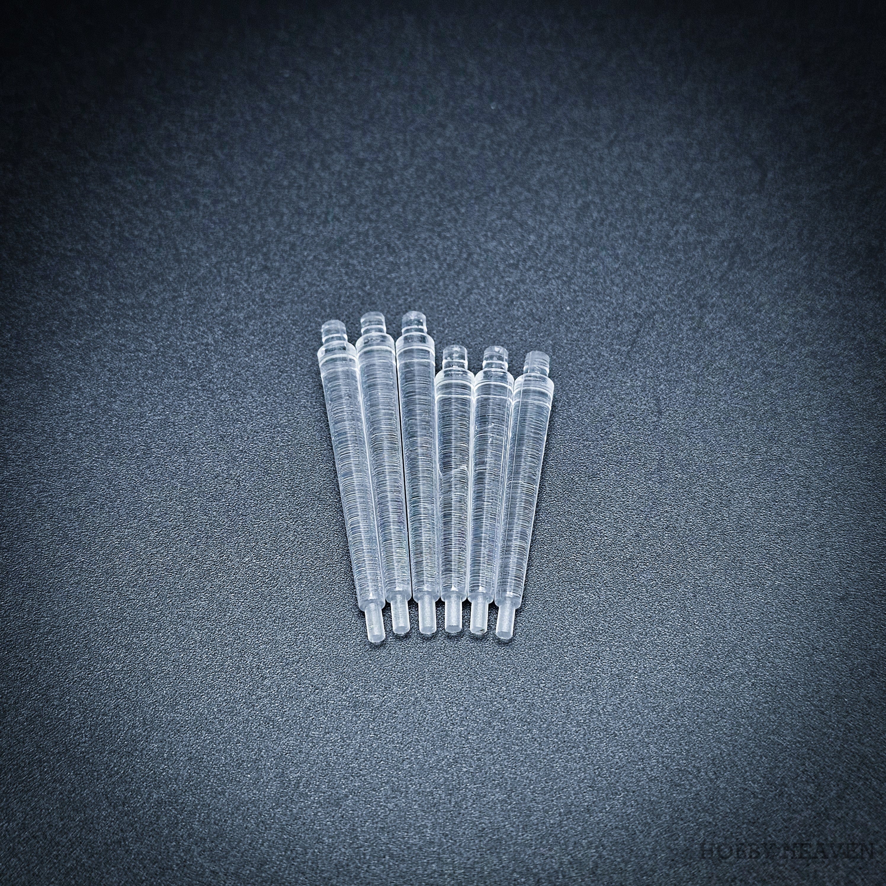 Base 60mm Round Flying Bases – Clear Plastic Stands for Sci-Fi & Fantasy Wargaming Miniatures