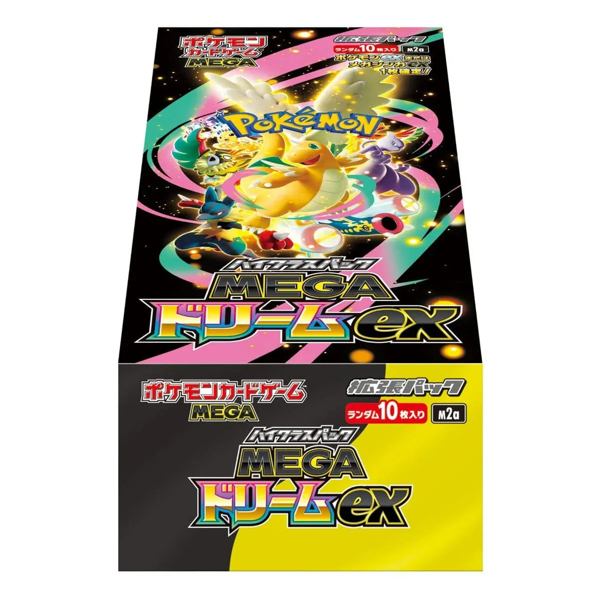 Pixel-Hub Media Ltd Booster Box - Japanese Pokemon Pokemon - Mega Evolution - Mega Dream ex - Japanese Booster Box (10 Boosters)