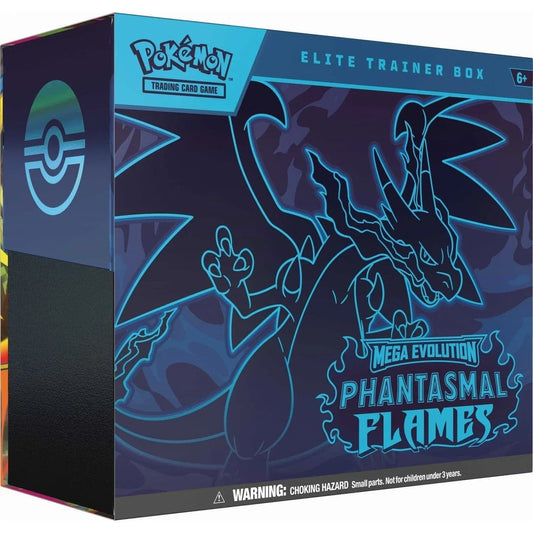 Pixel-Hub Media Ltd ETB - Pokemon Sealed Pokémon TCG: Mega Evolution Phantasmal Flames - Elite Trainer Box