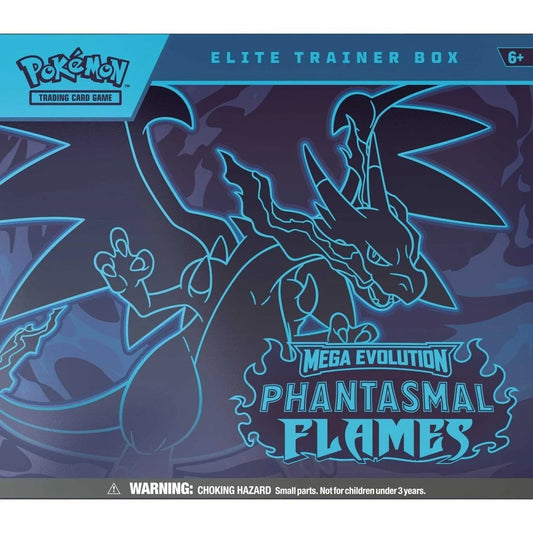 Pixel-Hub Media Ltd ETB - Pokemon Sealed Pokémon TCG: Mega Evolution Phantasmal Flames - Elite Trainer Box