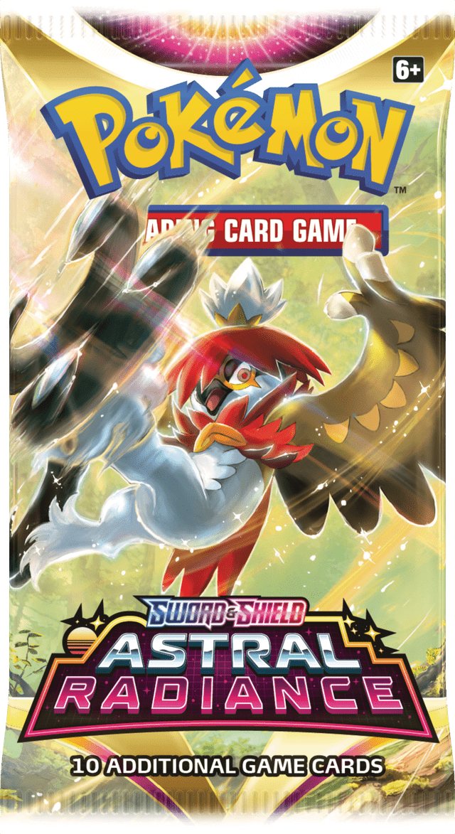Purple Anime Pokémon Astral Radiance Booster PACK