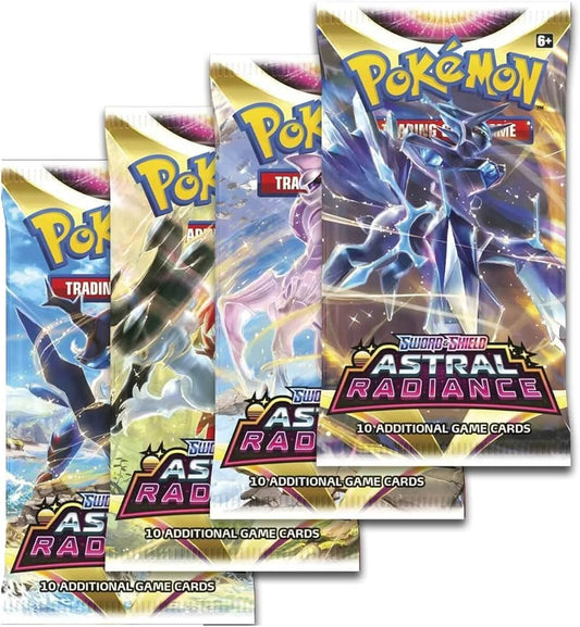 Purple Anime Pokémon Astral Radiance Booster PACK