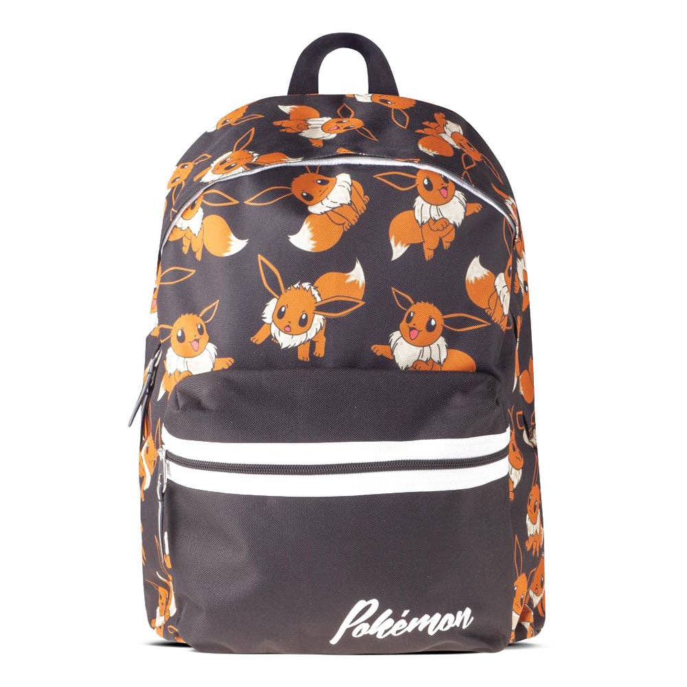 POKEMON Eevee All-over Print Backpack, Black (BP688152POK).