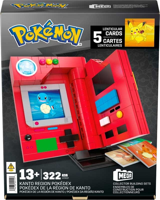 Purple Anime Building Blocks POKEMON KANTO POKEDEX