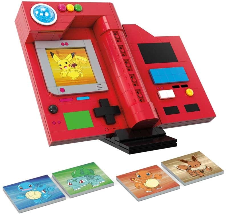Purple Anime Building Blocks POKEMON KANTO POKEDEX