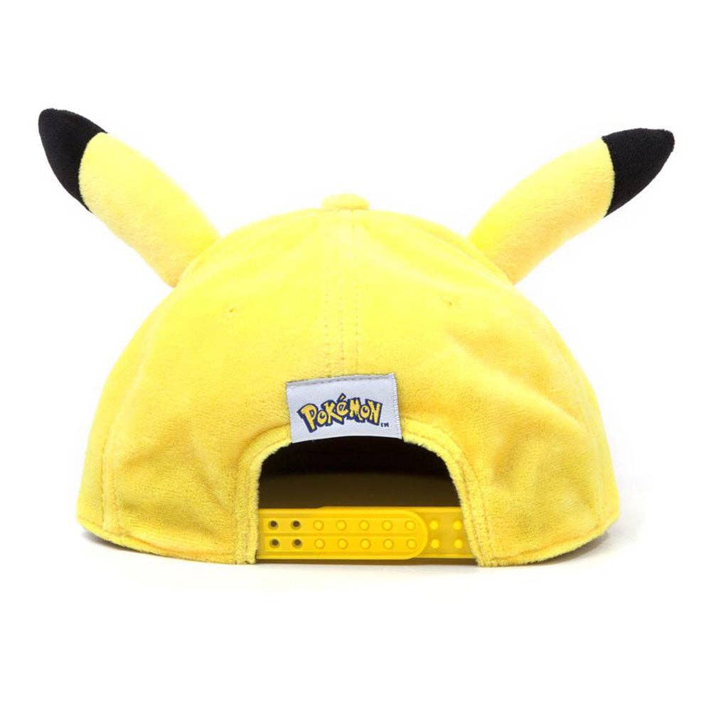 POKEMON Pikachu Plush with Ears Snapback Baseball Cap (SB276
