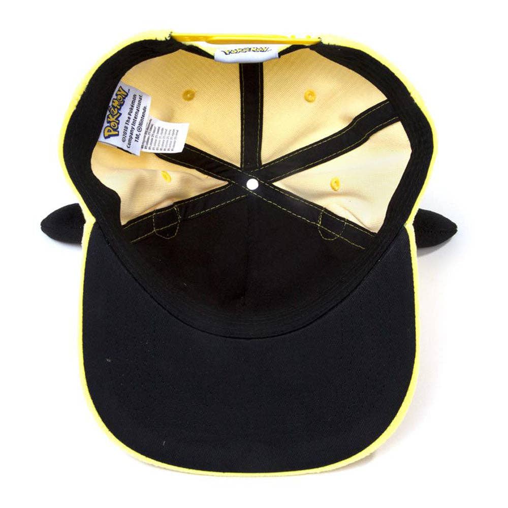 POKEMON Pikachu Plush with Ears Snapback Baseball Cap (SB276