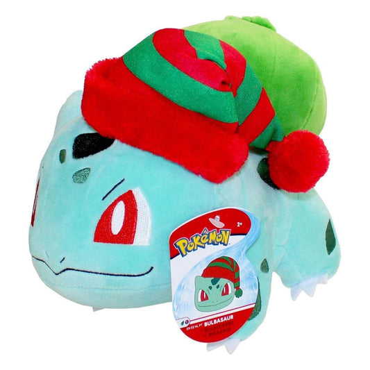 Plush Pokémon Plush Figure Winter Bulbasaur with Christmas Hat 20 cm 191726497936