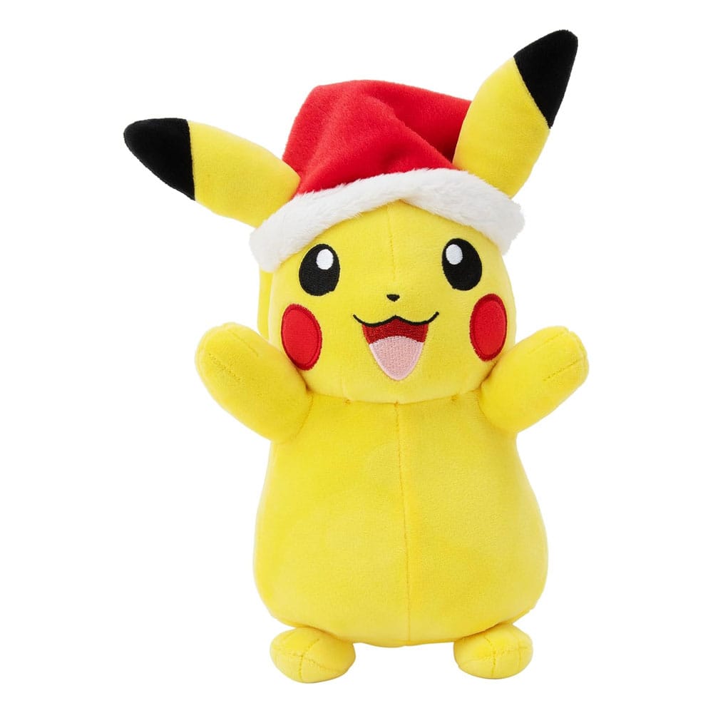 Plush Pokémon Plush Figure Winter Pikachu with Christmas Hat 20cm 191726497929