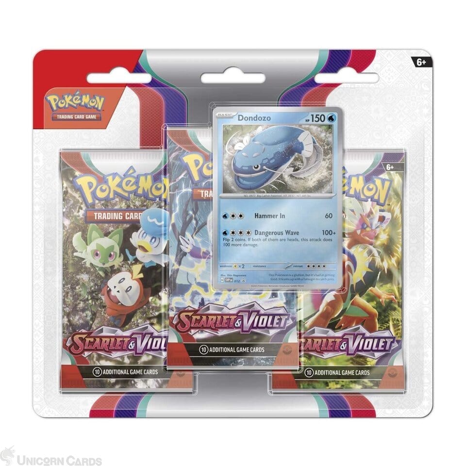 Pokémon Pokémon scarlet and moon - 3 pack blister