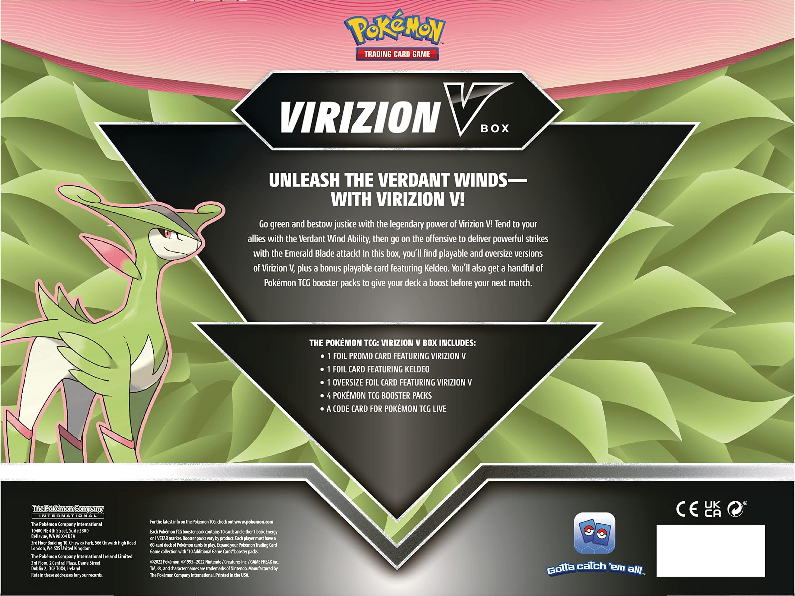 Pokémon Pokémon Virizion V box
