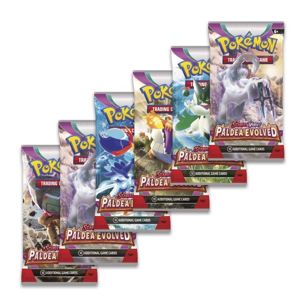 Purple Anime Pokémon Scarlet and Violet Paldea Evolved Booster Pack