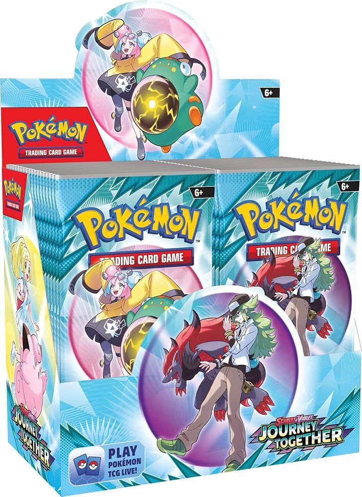 Purple Anime Pokémon TCG Scarlet & Violet – Journey Together Enhanced Booster BOX