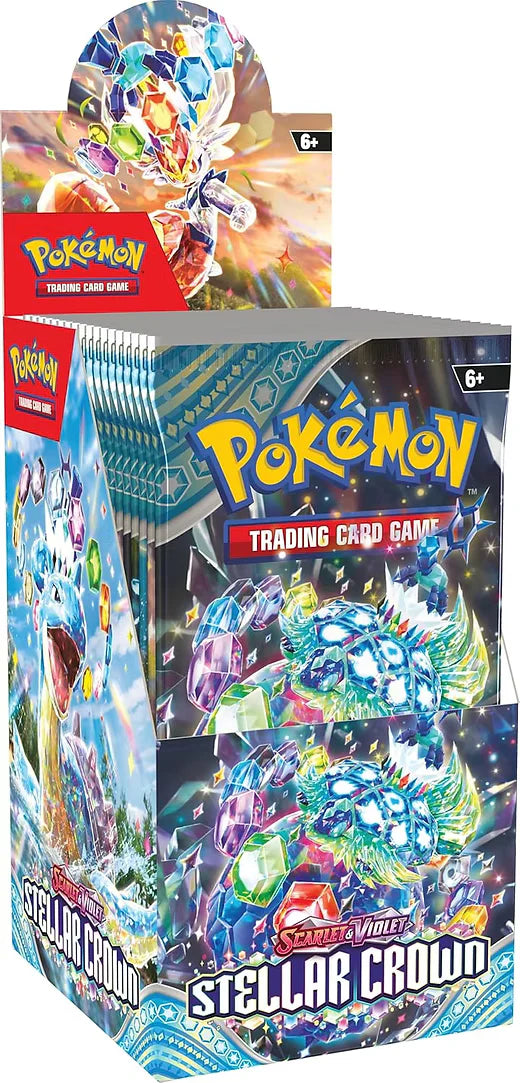 Pokémon TCG Scarlet & Violet – Stellar Crown 18 pack Booster box