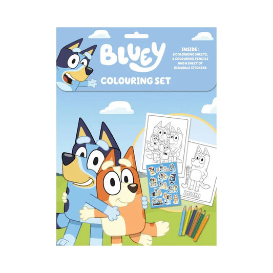PoundFun Art & Drawing Toys Bluey Colouring Set