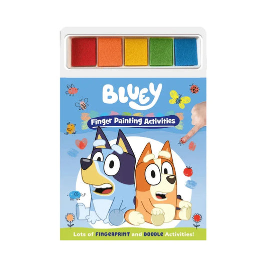 PoundFun Art & Drawing Toys Bluey Finger Painting Book
