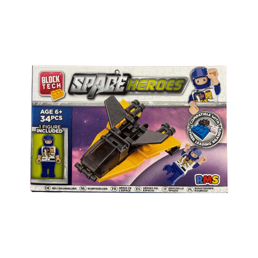 PoundFun Building Toys Mini Block Tech Space Heroes